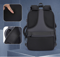 Sac à dos pour ordinateur portable imperméable personnalisé avec logo d'entreprise, grande capacité, durable, en nylon, avec port USB