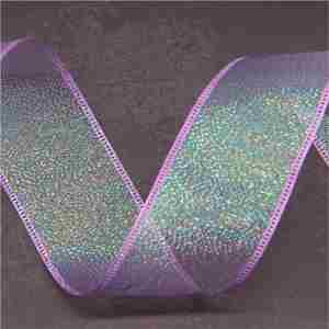 Hot Sale Luxury 4cm 10 Yards <b>Glitter</b> Eco-Friendly Washable High Tenacity Organza Ribbon for Wedding Gift Wrapping Bridal - Product Image 6