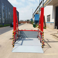 Plateforme de chargement et de déchargement mobile portable, plateforme de levage hydraulique pour camionnette, plateforme de levage de quai pratique et portable
