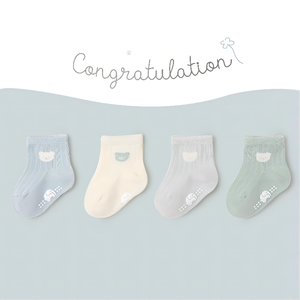 <span class=keywords><strong>Calcetines</strong></span> <span class=keywords><strong>antideslizantes</strong></span> personalizados para niños y niñas, medias <span class=keywords><strong>antideslizantes</strong></span> de algodón con agarre de elefante - Product Image 3