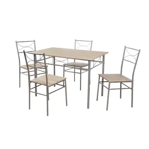 Discount wood dining room furniture table and chairs china big factory