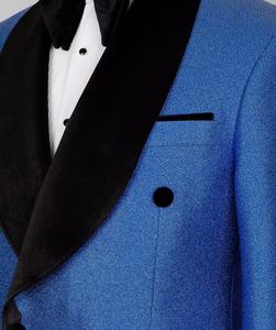 Ensemble de blazer slim fit en <span class=keywords><strong>velours</strong></span> <span class=keywords><strong>marron</strong></span> à double boutonnage pour hommes, mariage et affaires, vente en gros en usine de costumes de bureau - Product Image 6