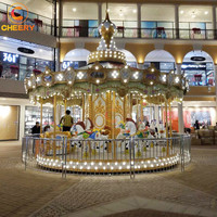 Manège de fête foraine de Noël petit carrousel antique manège carrousel à vendre
