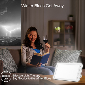 <span class=keywords><strong>Lampe</strong></span> de thérapie LED JSKPAD à 5 niveaux de luminosité réglable pour le soulagement des troubles affectifs, utilisation portable à la maison et au bureau, garantie 1 an - Product Image 5