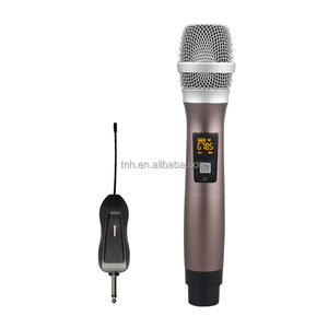 TNH UM- M100 mikrofon nirkabel dinamis, penguat Audio TV kinerja panggung, colokan 6.5mm pengisian daya mikrofon rekaman UHF - Product Image 3