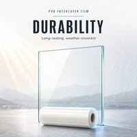 Film intercouche PVB architectural 0,38 mm 0,76 mm pour verre feuilleté, idéal pour murs-rideaux de bâtiments et projets hôteliers, personnalisation OEM
