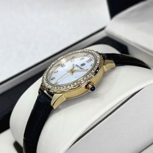 Reloj de pulsera Beimu para mujer, elegante y lujoso, con diamantes brillantes, estilo dorado y plateado. - Product Image 4