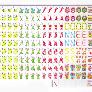 ชุดไพ่นกกระจอกอะคริลิคสีขาวนมหรูหรา แบบชั้นเดียว รูปทรงสี่เหลี่ยม ลายสร้างสรรค์ ไพ่นกกระจอกอเมริกัน รุ่นอเมริกาน่าไลน์ - Product Image 1