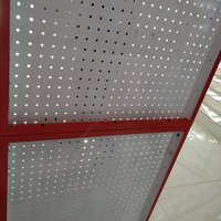 Tienda minorista, gancho de Metal para tablero de clavijas, productos de Metal para colgar, estantes de soporte con luces LED, estante de exhibición independiente