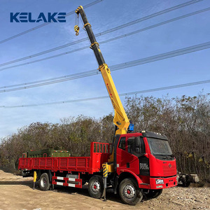 Nouveau camion grue JIEFANG 4x2 de 5 à 10 tonnes avec grue montée, bras de levage, commande à distance, assurance qualité, vente directe d'usine - Product Image 6