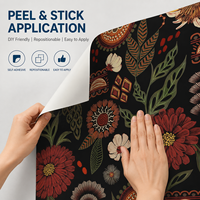 Papier peint autocollant Leathaire, papier peint mural auto-adhésif pour la décoration de la chambre, imperméable