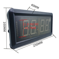 Chronomètre LED 4 chiffres de 1,8 pouce avec bouton, compte à rebours de 10 secondes, idéal pour les jeux interactifs, les compétitions et l'entraînement (vente en gros)