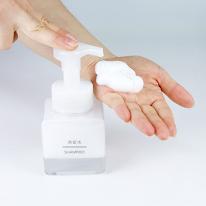 Botella de Espuma PETG de 250 ml, 450 ml, 650 ml, Dispensador de Jabón Manual, Envase Cosmético Cuadrado de Plástico con Cabeza Dosificadora - Product Image 2