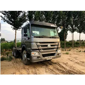 中国Howo挂车待售汽车尾车拖拉机420Hp重型二手拖拉机卡车