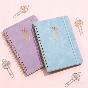 2026 Custom Printing Hardcover Spiral Binding Planner Prayer Journal A4 <b>A5</b> Agenda 2027 Daily Weekly Monthly Planner - Product Image 1