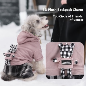 Vêtements d'hiver pour animaux de compagnie, veste en polaire douce pour chien, gilet chaud pour chiot, pyjama pour animaux de compagnie pour <span class=keywords><strong>bouledogue</strong></span> <span class=keywords><strong>français</strong></span>, chihuahua, petits chiens, prêt <span class=keywords><strong>à</strong></span> être expédié - Product Image 1