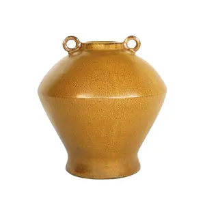 Garden Supplier Vietnamese Handmade Ceramic Plant Pot Terracotta Pots With Customized Logo