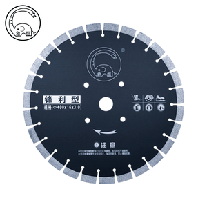 X & H 350mm 건식 습식 화강암 다이아몬드 세그먼트 톱날 콘크리트 절단 DIY 화이트 핫 프레스 OEM - Product Image 5