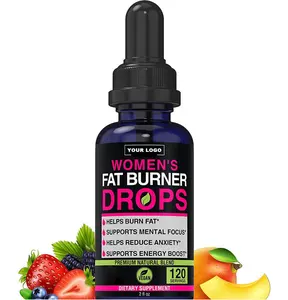 OEM Wholesale Weight Loss Drops Energy and Metabolism Booster Women Fat Burner Drops