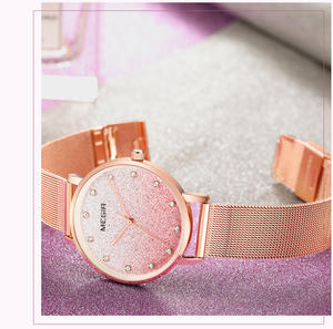 Nuevo reloj de mujer con esfera degradada, diseño ultrafino, elegante reloj de pulsera de cuarzo - Product Image 4