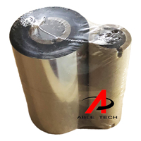 Tinta exterior cintas de transferencia térmica resina código de barras impresión de código QR para impresora de código de barras