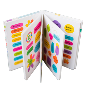 A5 A6 Full Colour Printing Waterproof Vinyl Sticker Sheet <strong>Custom</strong> Logo Kiss Cut Sticker Sheet Book <strong>Custom</strong> Vinyl PVC Label - Product Image 1