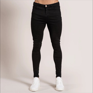 New European <span class=keywords><strong>Station</strong></span> <span class=keywords><strong>Jeans</strong></span> Slim pour hommes Pantalons pour hommes chauds européens et américains déchirés Pantalons skinny pour hommes - Product Image 5