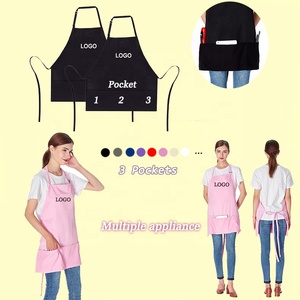 <span class=keywords><strong>Tablier</strong></span> de haute qualité avec logo <span class=keywords><strong>personnalisé</strong></span>, 3 poches, pour barbier, salon de beauté, restaurants, cuisine, <span class=keywords><strong>boulangerie</strong></span>, toilettage des animaux, hommes et femmes, rose - Product Image 1