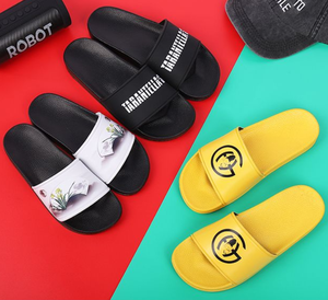 2026 Tongs imprimées légères personnalisées faites à la main pour intérieur et extérieur, pour femmes et hommes, avec doublure en PVC, pour l'été et l'automne - Product Image 2