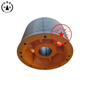 350*14*8 340*12*8 424*14*10 424*12*10 piezas de elevador rueda de tracción de bobinado de elevador para Thysse - Product Image 3