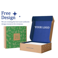 Boîtes d'expédition en papier kraft blanc avec pelliculage mat et gaufrage, emballage recyclable pour chaussures et vêtements