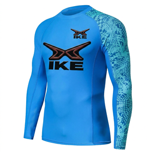 HIKE IMPEX T-shirt de sport pour homme à manches longues, imprimé numériquement, antibactérien, avec logo, pour le surf et la protection contre les éruptions cutanées - Product Image 1