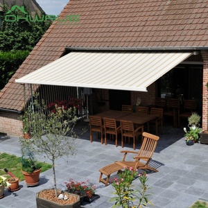 Hiện đại có thể thu vào 5x3m không thấm nước hợp kim nhôm khung mái hiên lớn PVC có thể thu vào mái cho Patio bóng râm mưa tán - Product Image 2