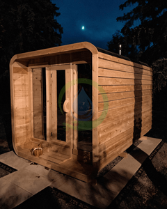 4 أشخاص ركن حديقة بخار كبير راقية ساونا فاخرة في الهواء الطلق حمام منزلي تركيبة دش غرفة بخار - Product Image 6