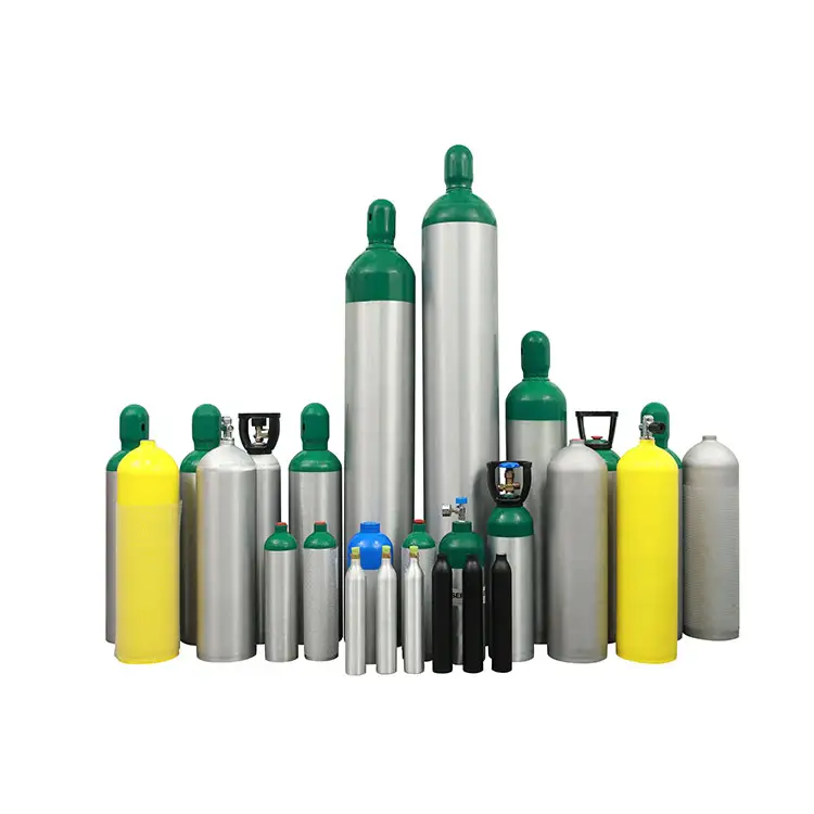 Official 5kg mgas hcl aluminum gas cylinder with cheap price