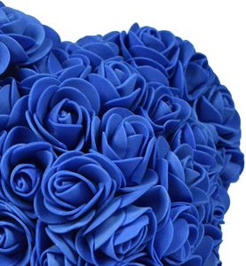 Fleurs artificielles, ours en roses artificielles, couleur unie, pour la Saint-Valentin, les anniversaires, la fête des mères et les mariages, avec une boîte cadeau rose de 10 pouces - Product Image 4