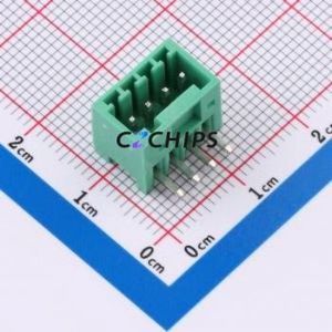 MX2EDGR-2.5-04P-GN01-Cu-A Plug-in Terminal Block Bent Lead Through Hole,P=2.5mm Board-to-Board / Socket Closed 1x4P 2.5mm Green - Product Image 1