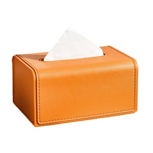 Thiết kế mới 9.6*19*13cm nhựa rỗng tùy chỉnh màu cam trắng màu xám mô hộp lưu trữ hộp đa chức năng mô khăn ăn hộp - Product Image 3