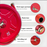 Enrouleur de tuyau d'incendie hydraulique flexible avec sac pour la protection incendie