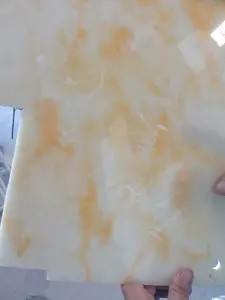 Trang Trí <span class=keywords><strong>Acrylic</strong></span> Bề Mặt Rắn Mờ Faux Alabaster Sheet, Bề Mặt Rắn Đá Cẩm Thạch Nhân Tạo Ánh Sáng Mờ Đá - Product Image 6