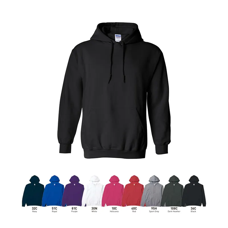 AI-MICH baskılı işlemeli özel Logo klasik Fit düz tişörtü Mens Hoodies