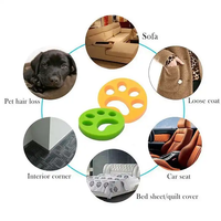 Éliminateur de poils réutilisable en silicone pour animaux de compagnie, pour lave-linge, écologique, pour salle de bain, élimination des peluches et des poils, nettoyage des vêtements et des sèche-linges