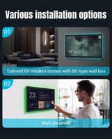 Tableta de Control Inteligente con Pantalla Táctil Android 14 de 15.6 Pulgadas para Automatización del Hogar/Hotel, con CPU de Cuatro Núcleos RK3576S, 1920*1080