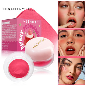 Crayon à lèvres Jelly <span class=keywords><strong>Blush</strong></span> Facile à appliquer Brillant à lèvres en satin mat brillant et mascara de couleur Produit à usage multiple - Product Image 1