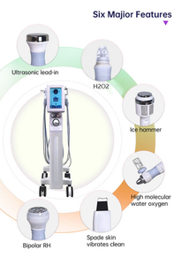 Professional 6-in-1 Facial Skin Care <b>Machine</b> <b>Oxygen</b> Therapy, Skin Firming, Deep Cleansing, Acne Removal, Hydration & Anti-Aging - Product Image 4