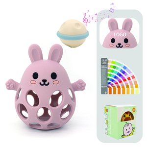 Nouveaux jouets sensoriels pour bébés autistes sans BPA, jouets à mâcher pour bébés, jouets à mâcher en silicone pour bébés, jouets à mâcher en forme d'animaux - Product Image 1