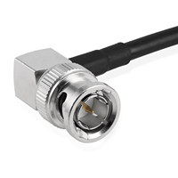 Câble audio Alvin's Cables 12G, haute vitesse, léger, flexible, BNC mâle-mâle, angle droit, rouge, pour moniteur Komodo Atomos, 75 ohms