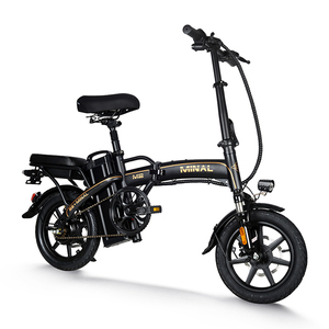 Bicicleta Eléctrica Plegable Nueva en Oferta, 48V 350W, Batería de Litio, Cuadro de Acero, 14 Pulgadas, Alcance de 50-60km, M2 M2 - Product Image 5