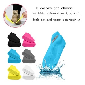 Sport <b>Silicone</b> <b>WaterProof</b> Shoe Covers Lip-resistant Rubber Rain Boot Rain Gear Overshoes Accessories for Outdoor Rainy Day. - Product Image 5