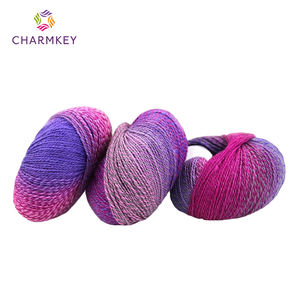 Fil <span class=keywords><strong>de</strong></span> <span class=keywords><strong>laine</strong></span> teint en sections AB pour châle au crochet, boule <span class=keywords><strong>de</strong></span> <span class=keywords><strong>laine</strong></span> magique arc-en-ciel en gros - Product Image 5